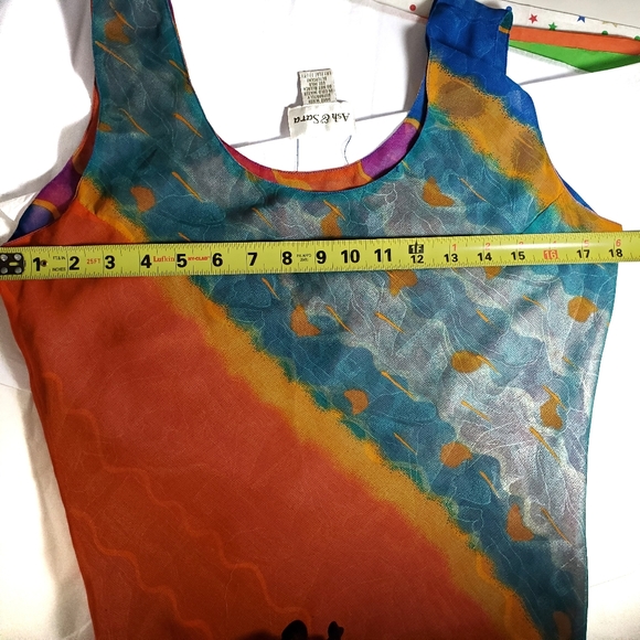 Ash & Sara Reversible Sleeveless Sheath Dress - Picture 8 of 9